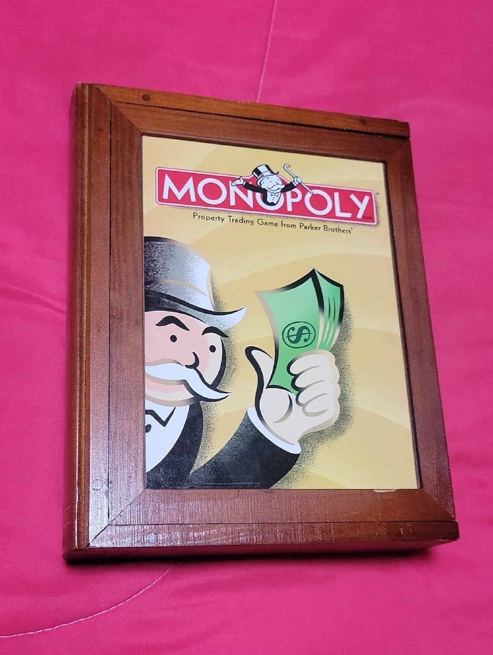 Monopoly Vintage Wooden Game Board